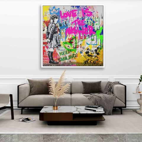 Love is the answer- Keep smiling