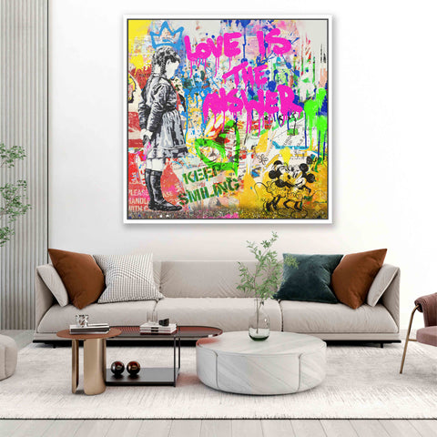 Love is the answer- Keep smiling