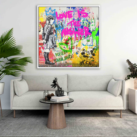 Love is the answer- Keep smiling