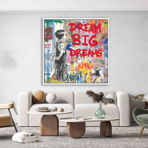 DREAM BIG DREAMS Graffiti Art