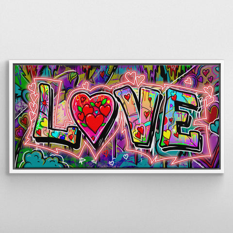 STREET WALL LOVE NEON