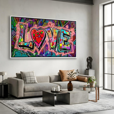 STREET WALL LOVE NEON