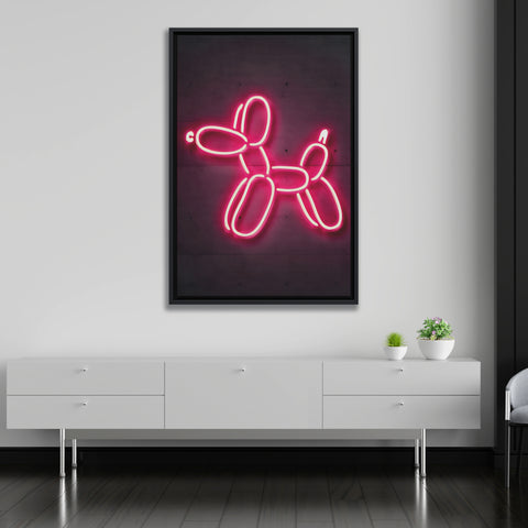 Neon Balloon Dog