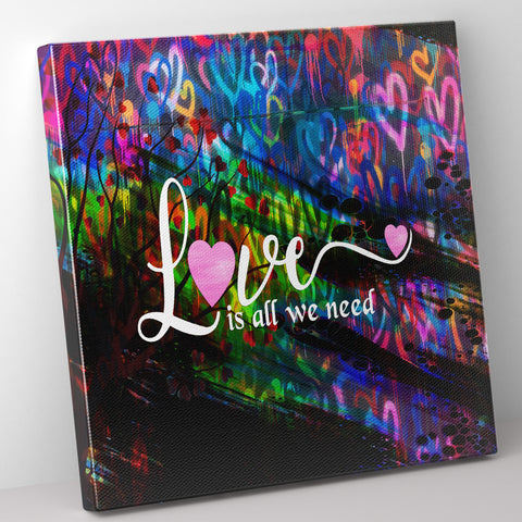 Love is all we need with hearts