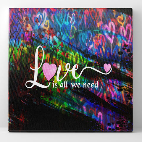 Love is all we need with hearts