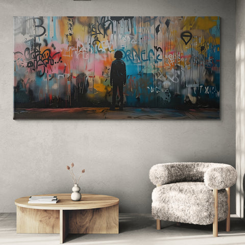 Dévoilement de l'art derrière le mur