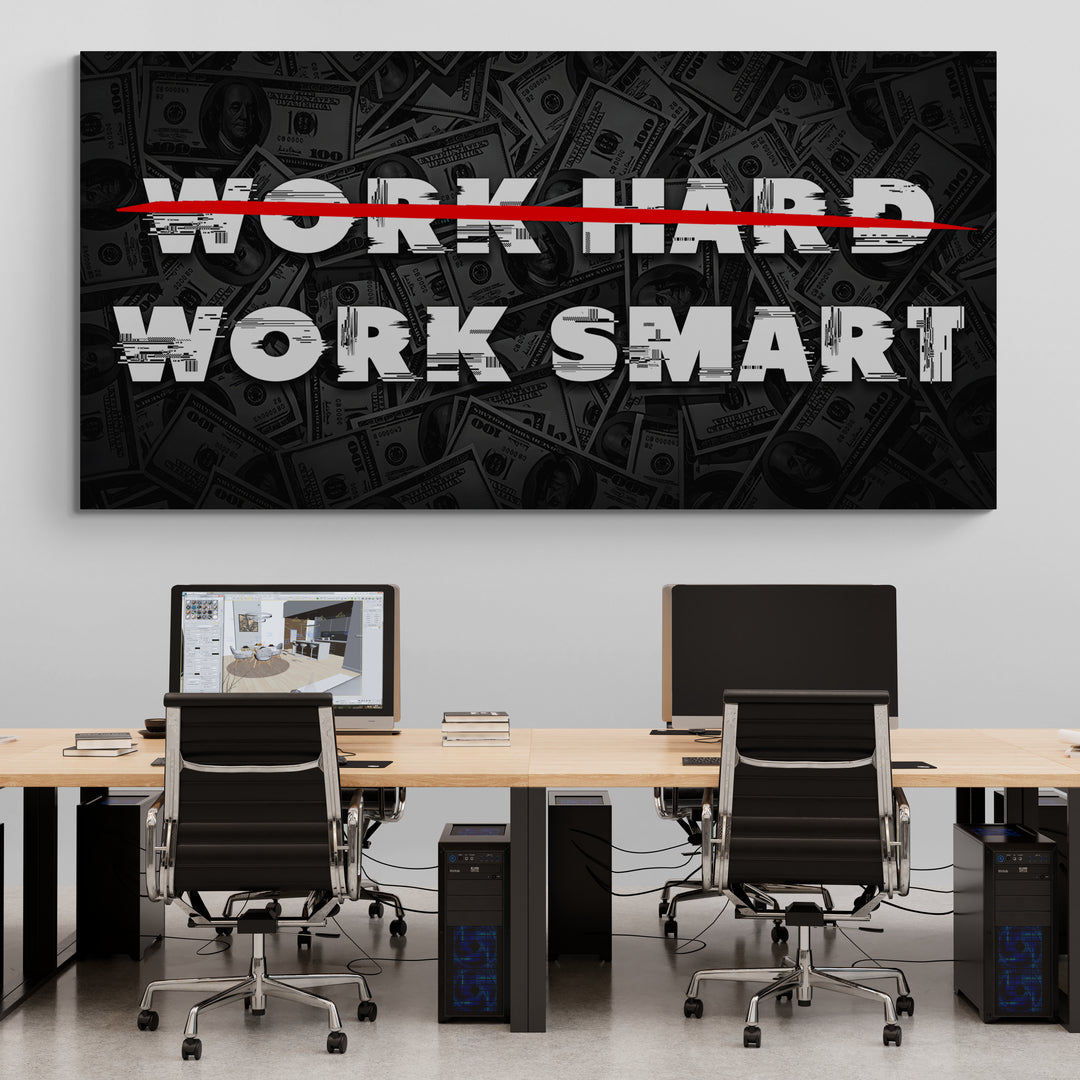 Work Smart Framed Ready to Hang