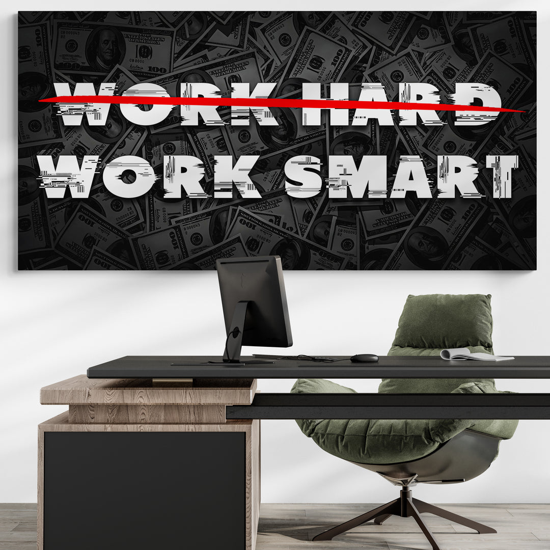 Work Smart Framed Ready to Hang