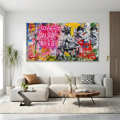 LOVE IS ALL WE NEED Graffiti
