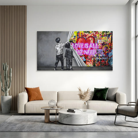 Unveiling love is all we need
