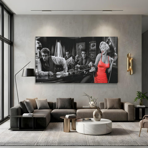 Elvis Presley and Marilyn Monroe