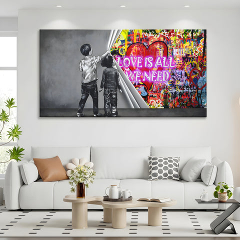 Unveiling love is all we need