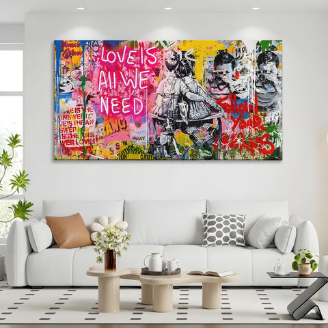 LOVE IS ALL WE NEED Graffiti