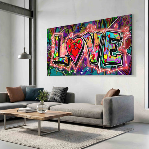 STREET WALL LOVE NEON