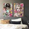 Carica l&#39;immagine nel visualizzatore Galleria, Gomma Marilyn Monroe e Audrey Hepburn
