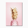 Płótno w kolorze różowego złotego ananasa