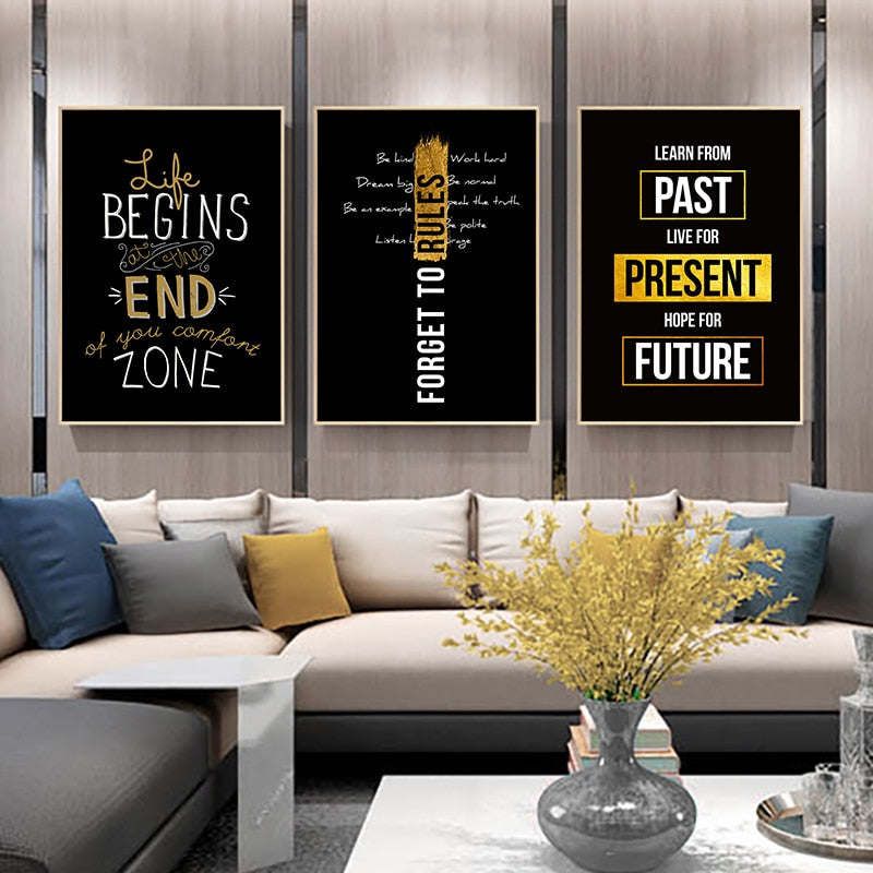 Motivated Quotes Canvas