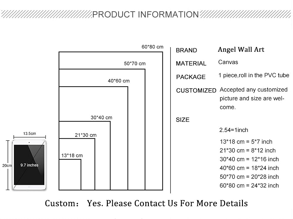 Las see pask minna 50x70 cm / 20x28 tolli