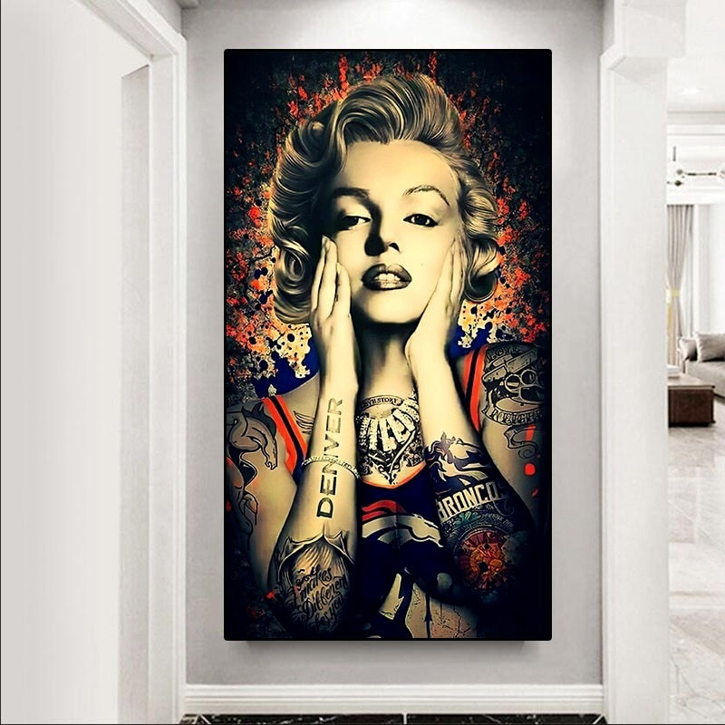 Marilyn Monroe tatuada