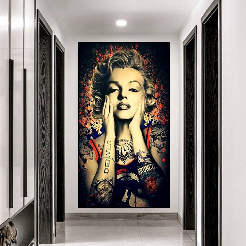 Tattoed Marilyn Monroe