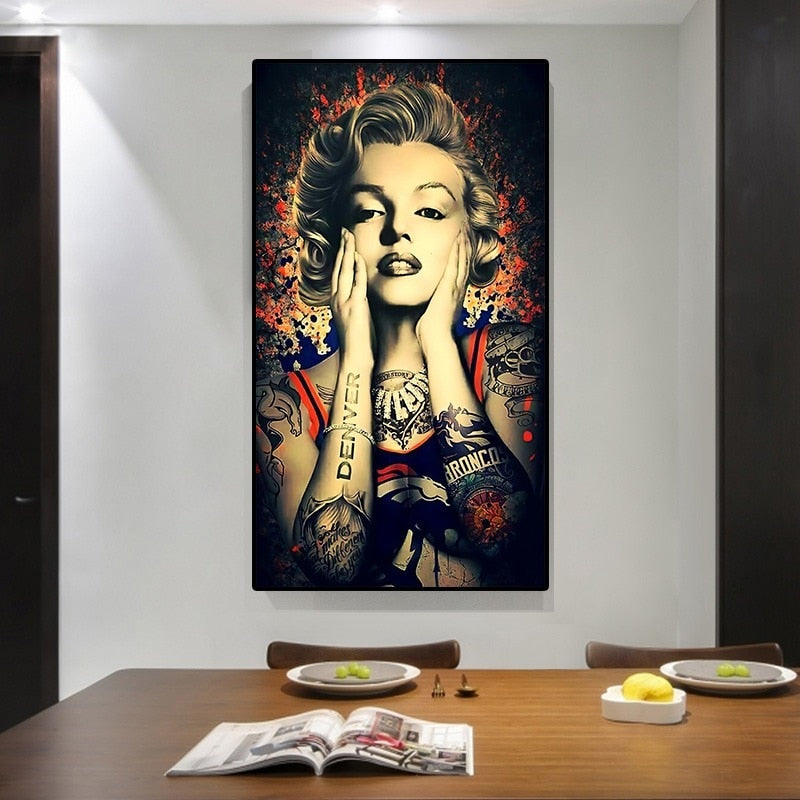 Marilyn Monroe tatuada