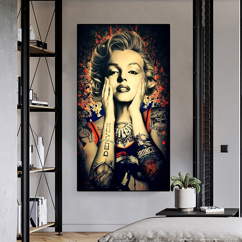 Marilyn Monroe Modern Wall Art Poster