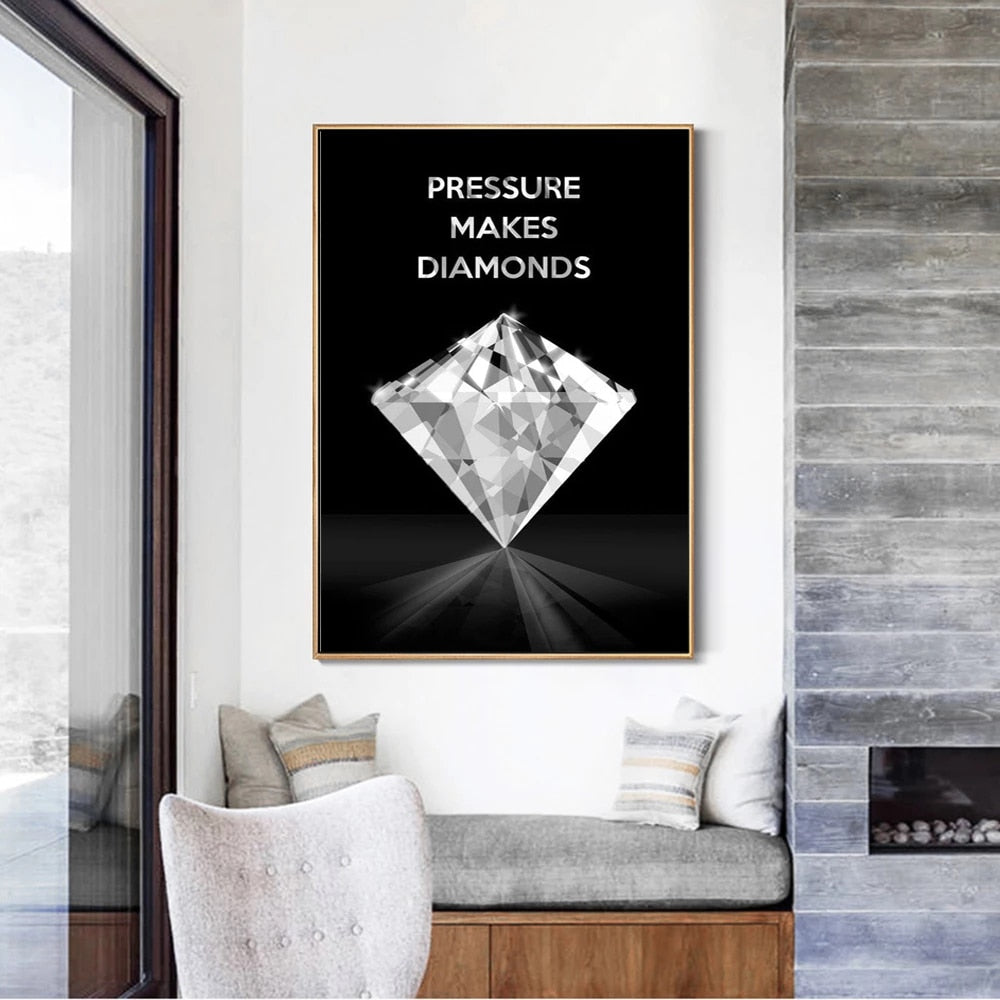 PRESSURE MAKES DIAMONDS