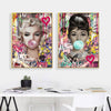 Carica l&#39;immagine nel visualizzatore Galleria, Gomma Marilyn Monroe e Audrey Hepburn