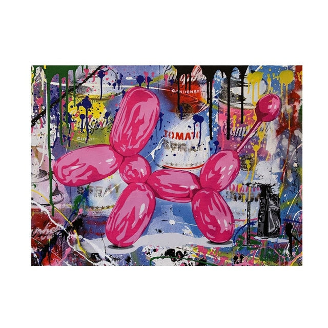 Graffiti Balloon Dog. Human Condition.