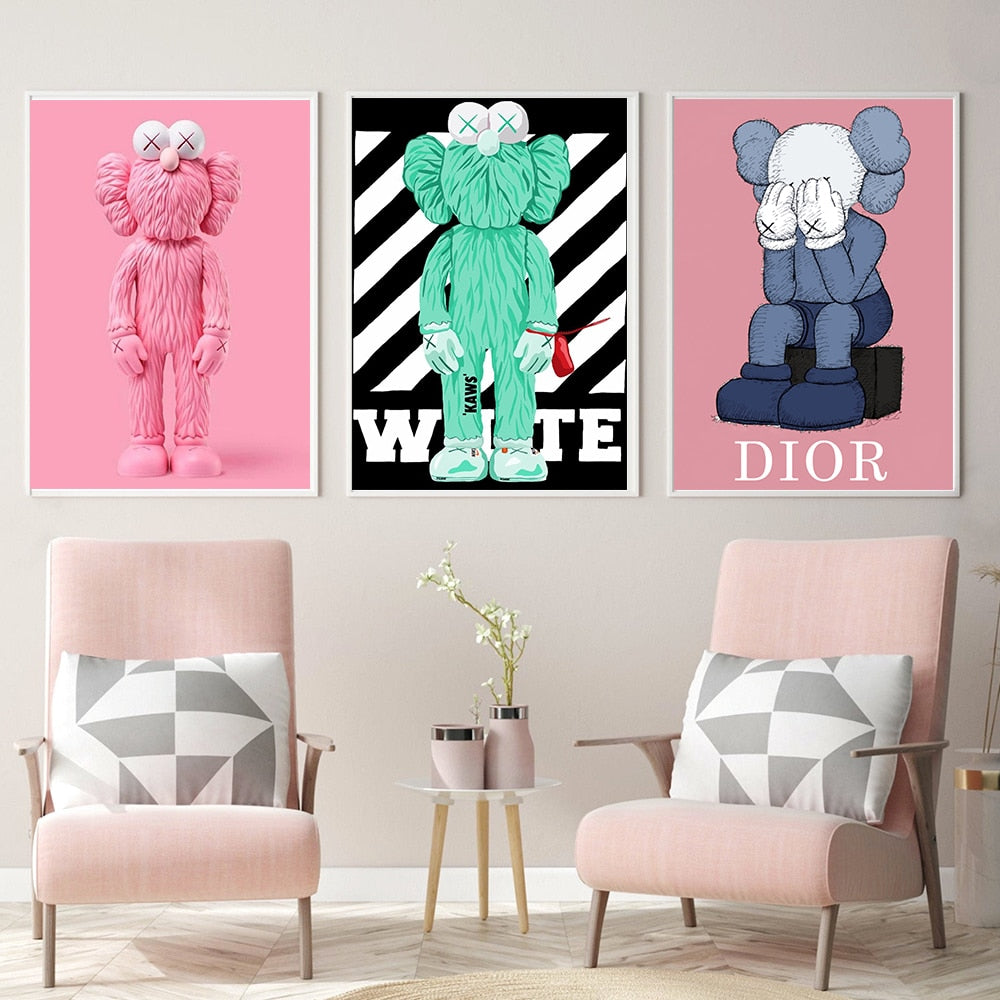 Kaws Style Art